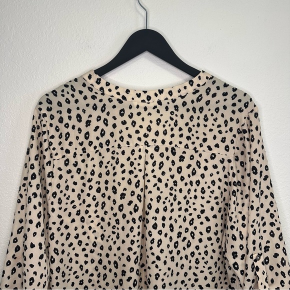 Lush Cream Cheetah Print Top – 3/4 Sleeve, Size 1X (Stitch Fix) - Picture 6 of 7